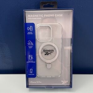 NWT Reebok Phone Case with Phone Stand